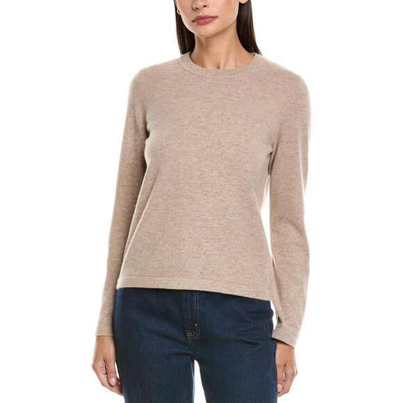 N.PEAL Sweaters - N.Peal Womens  Hallie Cashmere Sweater, Tan